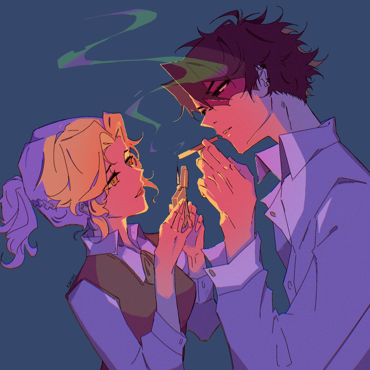 k4kuri_'s tweet photo. #nortalice #NortonCampbell #AliceDeRoss #IdentityV #IdentityVfanart https://t.co/Bs7eDyVwLc