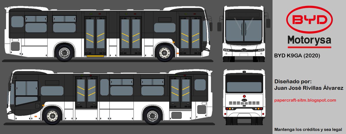 Kalash_Rivi's tweet photo. BYD K9GA (Integral)
#MetroDeMedellín #Metroplús #BYD #Motorysa #Blueprints #Desenho #Onibus https://t.co/mZSwK9VKLh