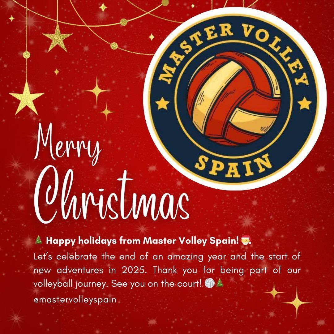 mastervolleyES's tweet photo. Desde MVS  (Máster Volley Spain)  queremos daros las gracias por acompañarnos este año. 
Ha sido un camino lleno de retos, aprendizajes y, sobre todo, grandes avances juntos. 
Os deseamos unas fiestas llenas de alegría y un 2025 cargado de éxitos y nuevas oportunidades. 💪🏐🎉 https://t.co/e2Zq3OWvCn