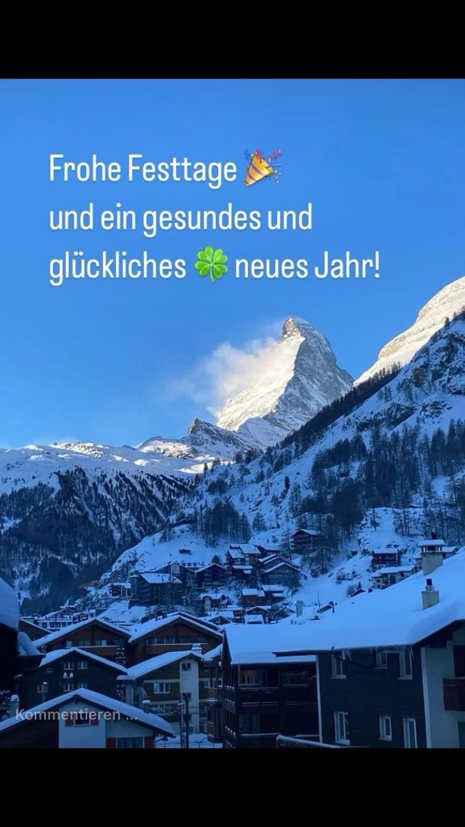 Frohe Festtage 🎉 und ein gesundes und glückliches 🍀 neues Jahr!