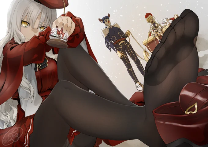 サンタ鯖じゃないけどデフォルトでサンタというか赤い推しの子めりくりー#FGO 