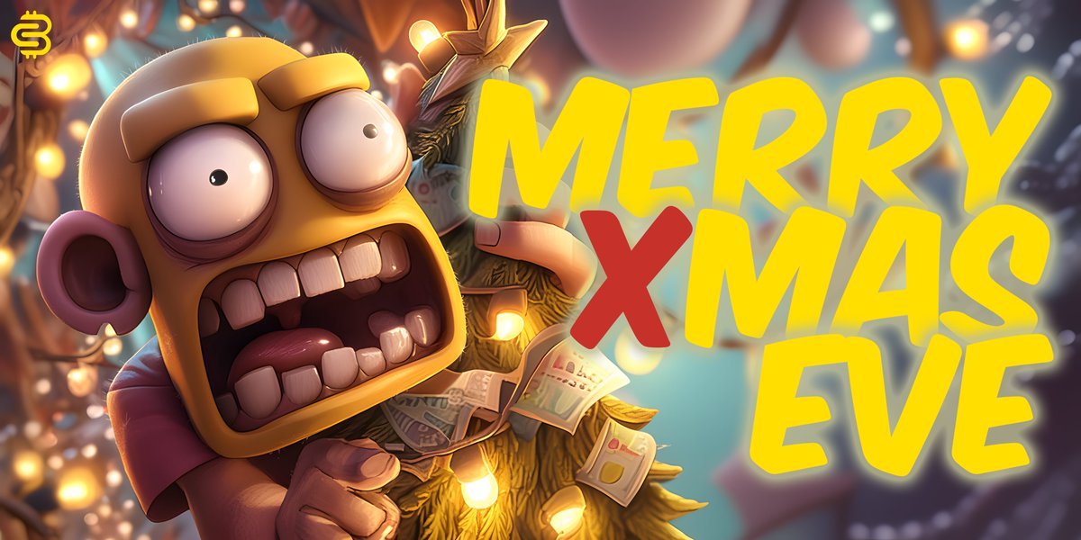 🎄 Les barjOs vous souhaitent à tous de passer le plus rapide et le moins indigeste des réveillons 🤣

❤️ Profitez, partagez et souriez, c'est une journée dans l'année

🎅 Et si vous êtes sage, on demandera un #BTC à 100k pour le 25