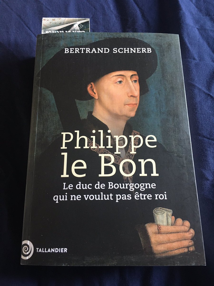 Lecture d’une biographie passionnante : Philippe Le Bon par Bertrand Schnerb de <a href="/univ_lille/">Université de Lille</a> ; remarquable par la densité et la qualité de l’écriture, ou comment entrer dans la société politique du XVe siècle avec un prince unique de son temps. Un muet #histoire #medieval #HG