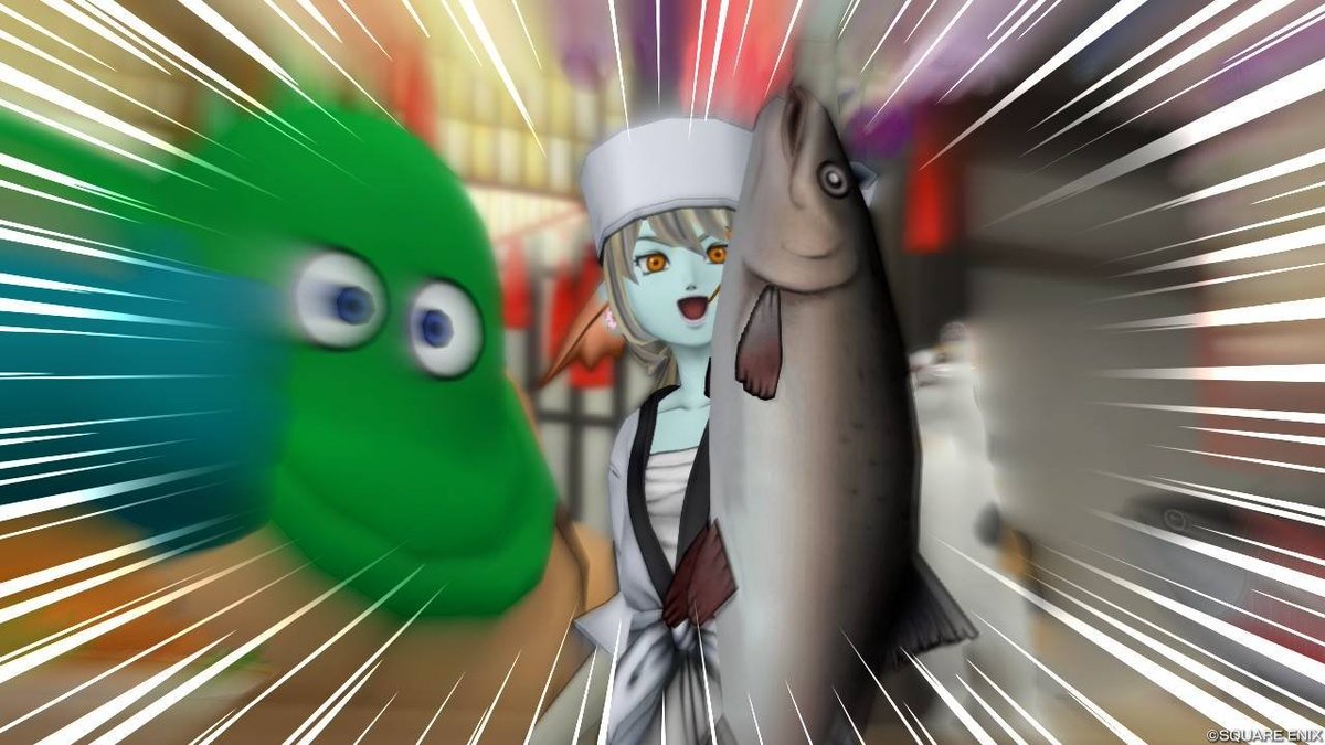 クリスマスにはシャケを食え！
#ドラクエ10 #ドラクエX #クリスマスにはシャケを食え