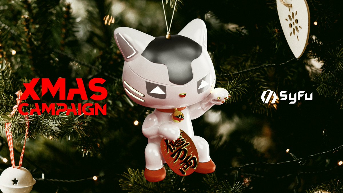 ／
🎅 #SyFu Xmas Campaign 🌲
MANEKINEKO NFT (OG) Giveaway 🎁✨
＼

Merry Christmas 🎅🌲
To celebrate Xmas, we're giving away a MANEKINEKO NFT (OG)! 🎉

🌟 How to Participate 🌟
✅ Follow <a href="/syfuofficial/">SyFu⚡️Payment Data DePIN</a> &amp; <a href="/syfujapan/">SyFu Japan🇯🇵GameFi + Payment Data⚡️</a>
✅ Like &amp; Retweet this X post

⏰ Deadline: December 26th, 9:00 AM