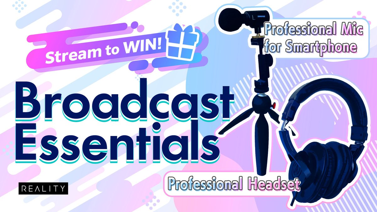REALITY_app_en's tweet photo. 🎤Now Live till 1/19 EST🎧
Join now for a chance to win broadcast essentials like high-quality mics and headphones, perfect for streamers of all levels. Upgrade your setup and shine like a pro! 🌟
▼Details
https://t.co/M1nTHjldgf
#REALITY #StreamToWIN https://t.co/gvYBz8KcH7