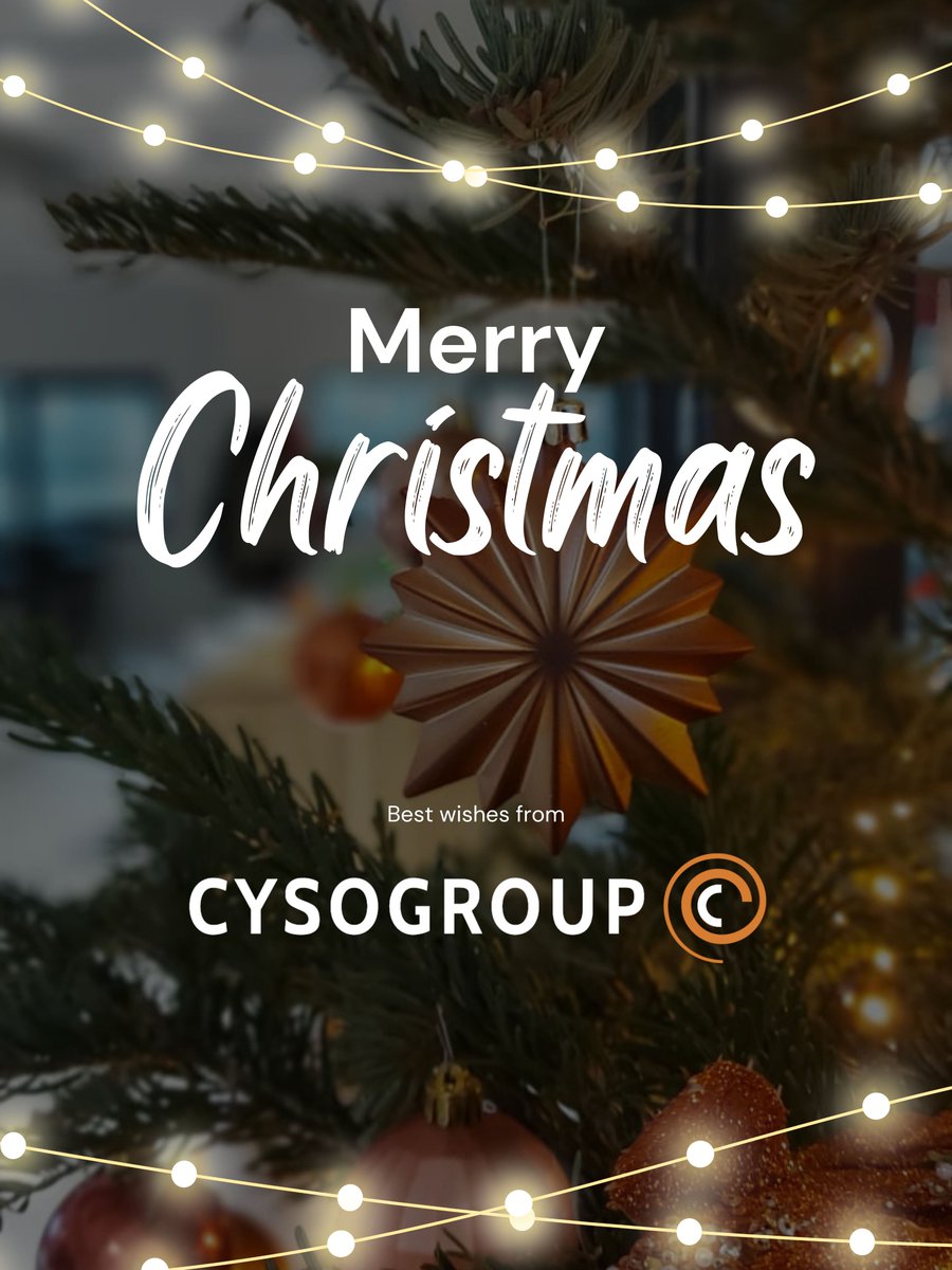 Cyso wenst iedereen een fijne kerst!