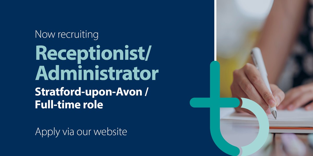 Thomson &amp; Bancks is recruiting for a Receptionist/Administrator to join our office in Stratford-upon-Avon.

For more information, and how to apply, please visit our website: ecs.page.link/2Gbvx

#Receptionist #Administrator #LawJobs #Hiring #Recruitment #StratfordUponAvon