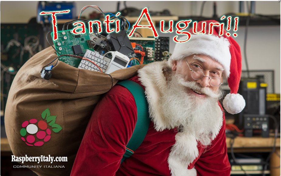 ZzedRaspberryIt's tweet image. #RaspberryItaly augura un Felice NATALE a tutti quanti! Auguri! forum.raspberryitaly.com/showthread.php… @followers #making #RaspberryPi