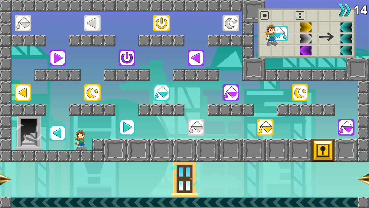 necoroneko's tweet image. #GatePassGame #indiegame
GatePassをWindows版でver1.0.6に更新しました。 コンベア面の2ステージでアクション難易度を緩和しています。
store.steampowered.com/news/app/32509…