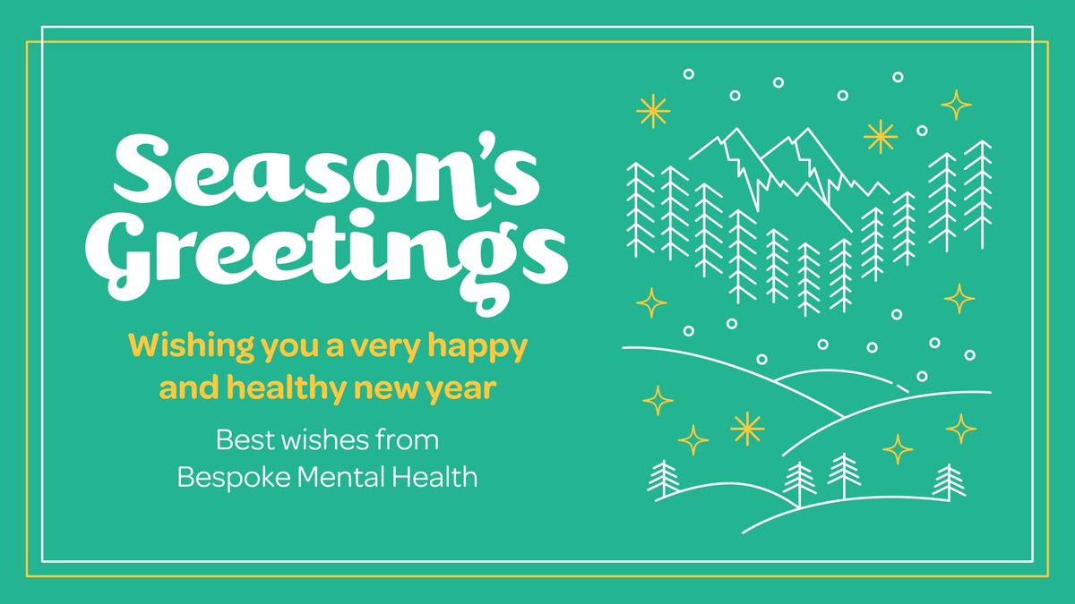 BespokeMHealth's tweet image. Wishing you all a very Happy Holiday!