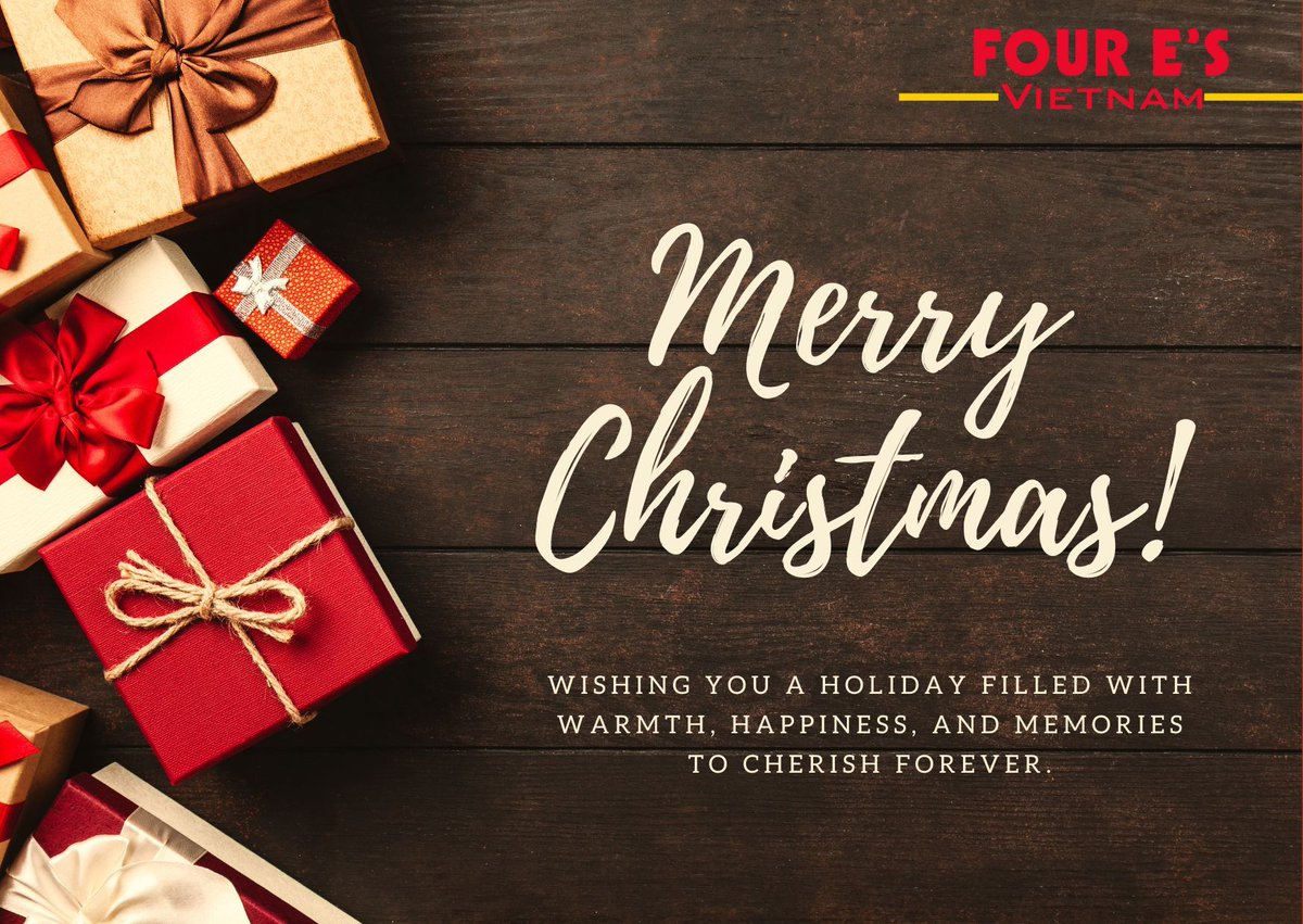 FourEsAuto's tweet image. Merry Christmas from Four E's USA🎄
Hope you have a wonderful Christmas and a Happy New Year! 🎁