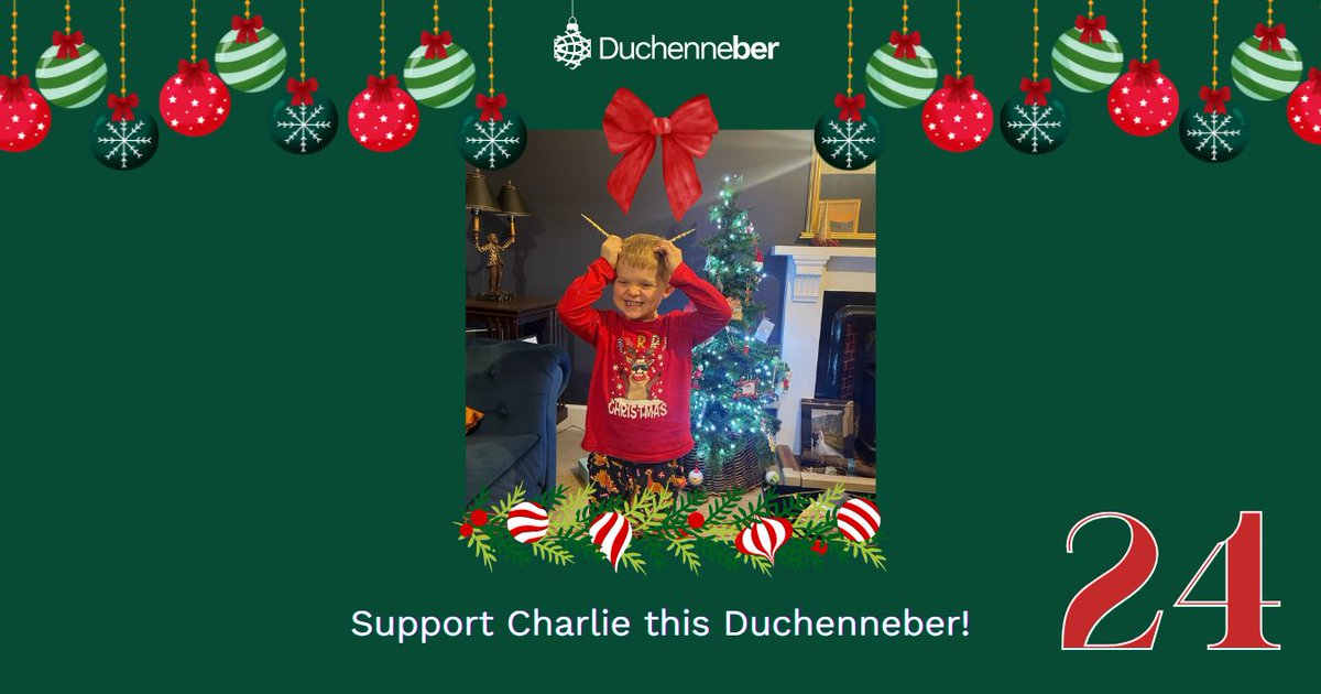 This is Charlie. This year he says he has been a little bit naughty and a little bit nice so 🎅 will still come.

By donating to our Duchenneber appeal you're helping fund research to help boys with Duchenne muscular dystrophy, just like Charlie. 

duchenneuk.org/donate
