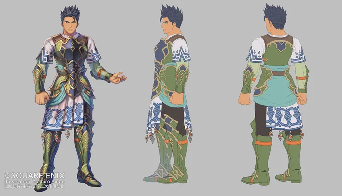 『ロマサガ2リメイク』ホーリーオーダー男(ゲオルグ他)原作イラストとドット絵でイメージが異なるキャラだったため、色々と試行錯誤しました。逞しくもゴツすぎず、髪型の違いは別世代で再現等。思い出の中のホーリーオーダーに近いキャラはいましたか?#ロマサガ2R #リベンジオブザセブン 