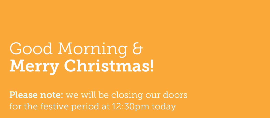 We will be closing our doors at 12:30pm today. If you do need support before our return on 2nd January, please email us at sales@bowdenandknights.com and our team will get back to you when we can.
Wishing everyone and their families a very Merry Christmas and Happy New Year.
