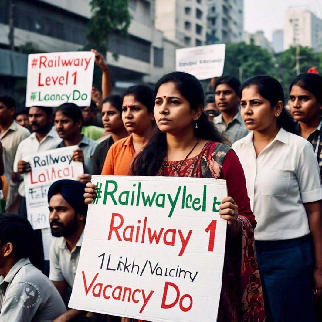 सालों बाद भर्ती आती है वो भी 32000 
अच्छा बेवकूफ बनाया जा रहा है देश के युवाओ को 
लाखो पद खाली है और अगर कोई चुनाव होता तो यही 1 लाख से ज़्यादा पदो पर निकलती भर्ती 🙏
 #RailwayLevel1_1Lakh_VacancyDo
#Group_D_वैकेंसी_बढ़ाओ
#RailwayLevel1_1Lakh_VacancyDo