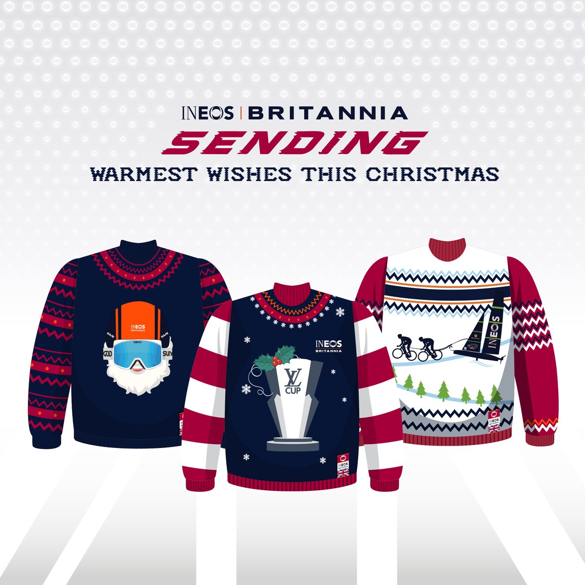 Sending warm wishes this Christmas from everyone at INEOS Britannia🎄👊 #INEOSBritannia