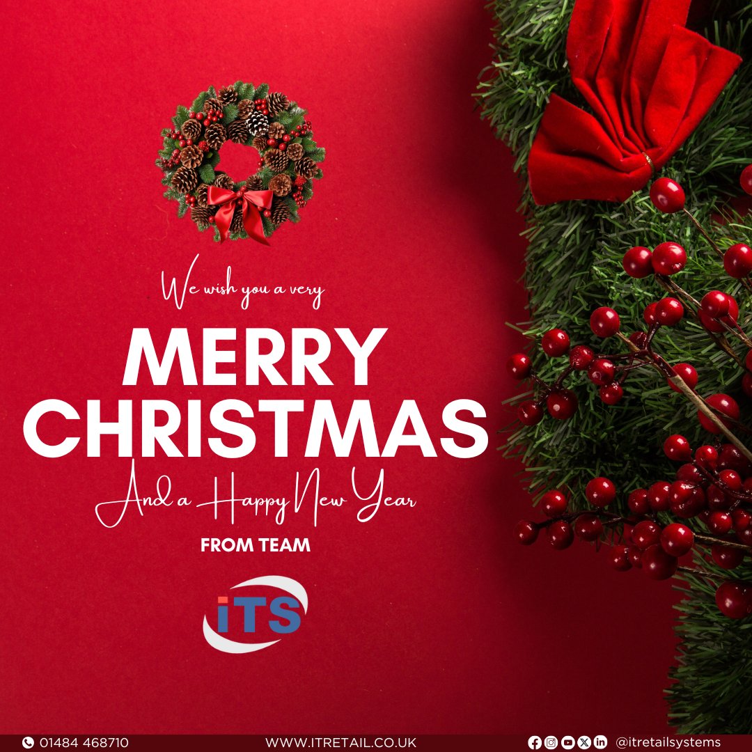 itretailsystems's tweet photo. We would like to wish you all a very Merry Christmas 🎅🎄and a very Happy and Healthy New Year 🥂 https://t.co/194oEV3DlZ