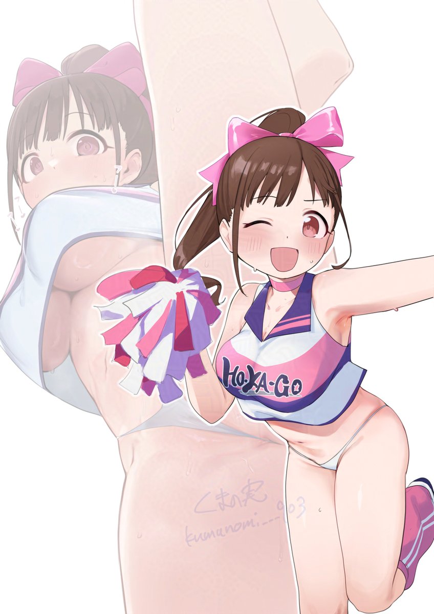 えっちチアな🍫先輩

です!!
差分とかが↓のリンクにありますのでよろしければ。。。 