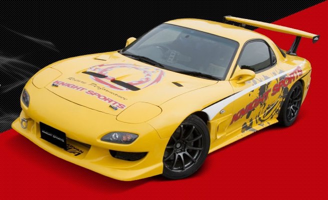 Motoya_Jintei's tweet photo. The KNIGHT SPORTS (aero parts/kits) brand is confirmed to be in the 2025 首都高バトル (Tokyo Xtreme Racer) game! They are providing the aero kits/parts for the Mazda cars in this game!
#首都高バトル #TokyoXtremeRacer #TXR #Genki #GenkiRacingProject #KNIGHTSPORTS https://t.co/JMLYxHCOgc