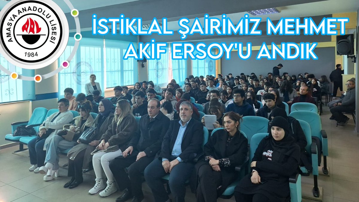 İSTİKLAL ŞAİRİMİZ MEHMET AKİF ERSOY'U ANDIK

İstiklal Marşımızın yazarı İstiklal Şairimiz Mehmet Akif ERSOY'u andık.

amasyaanadolulisesi.meb.k12.tr/icerikler/isti…