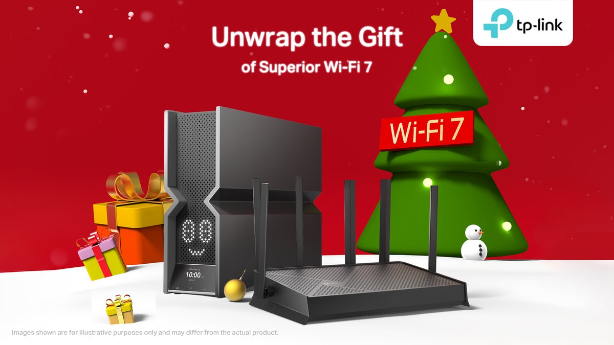 This Christmas, give the gift of fast, seamless connections with TP-Link WiFi 7. No buffering, just pure joy! #TPLink #Deco #Christmas #WiFi7🎄✨
