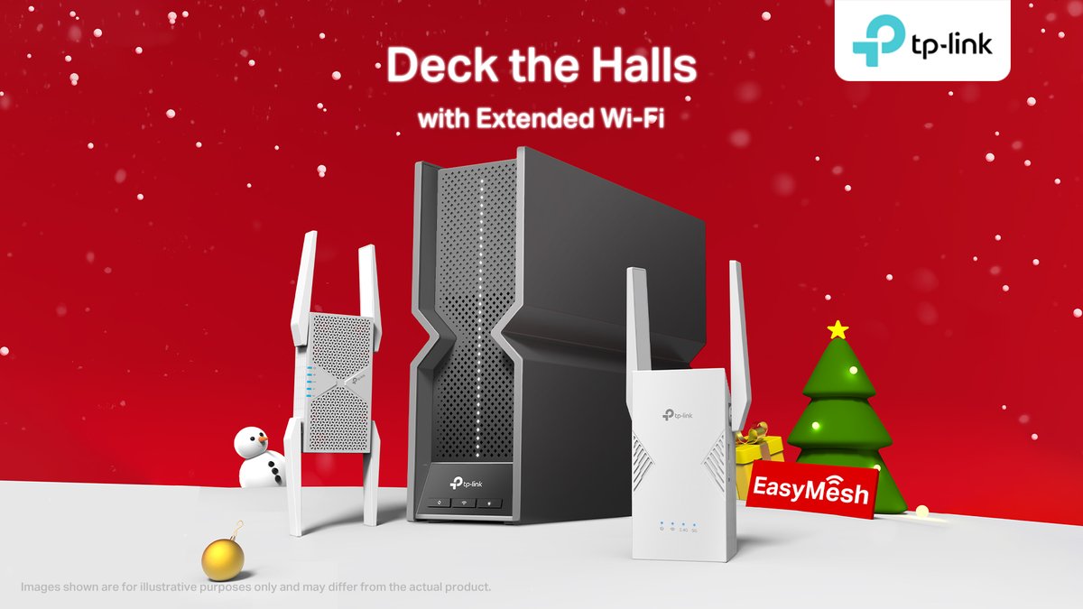 This Christmas, give the gift of fast, seamless connections with TP-Link WiFi 7. No buffering, just pure joy!  #TPLink #Christmas #WiFi7 #5G #Gaming🎄✨