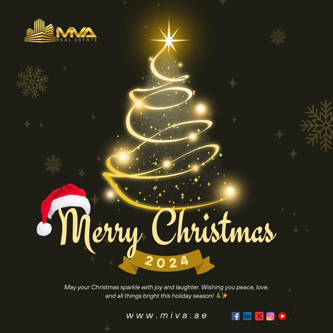 Celebrate the Magic of Christmas – Happy X-Mass!

May your holiday season be full of magic, laughter, and unforgettable moments. Here's to joy, warmth, and togetherness!

🌐 miva.ae

#mivarealestate #ChristmasMagic #XMasJoy #HolidaySeason #FestiveVibes