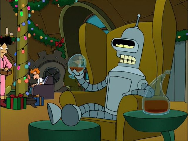 Xmas Eve; another pointless day where I accomplish nothing.

#Futurama