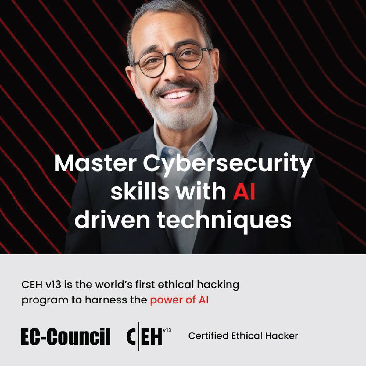 ECCOUNCIL's tweet image. Over 90% of security professionals believe AI is critical for future cybersecurity defenses. The latest Certified Ethical Hacker credential bridges the AI skills gap with immersive, hands-on learning. Learn more: buff.ly/3CwnEQw

#ceh #ethicalhacking #ethicalhacker…