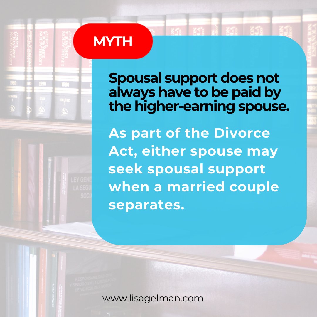 GelmanLaw's tweet image. Myth vs. Reality: Spousal support edition! 

Contact Gelman and Associates for more information: lisagelman.com/service/spousa… 

#spousalsupport #gelmanandassociates #familylaw #torontofamilylaw #torontofamilylawyers #torontolawyers #GTAfamilylaw #divorce #separation