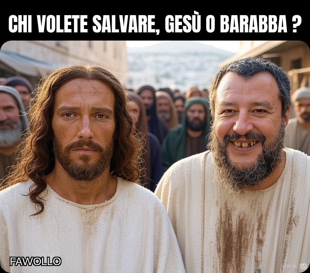 fawollo13's tweet image. Matteo Salvini assolto.
#Gesù #Salvini #OpenArms #Natale