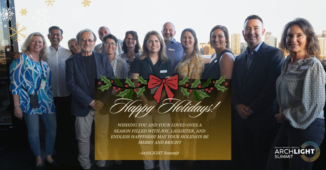 archlightsummit's tweet image. Wishing everyone a happy holiday season! May your holidays be merry and bright! 
#lightingdesigner #architect #interiordesigner #inclusive #diverse #innovative #industryevent #DallasMarketCenter #LightingDesign #Education #archLIGHTsummit