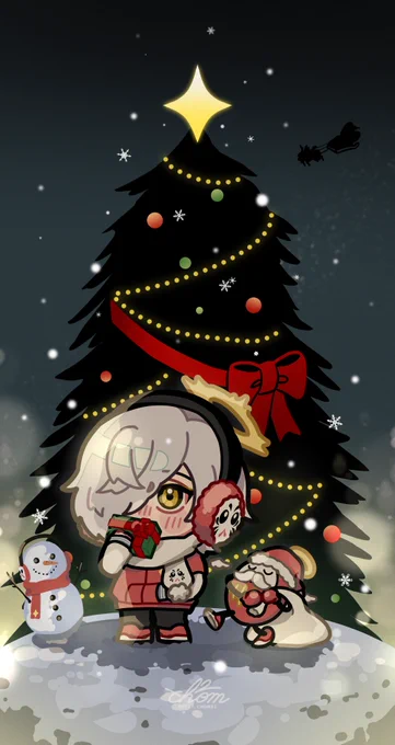 wallpaper | スマホ壁紙  壁紙サイズに調整しましたメリークリスマス※壁紙以外への使用はお止めください 