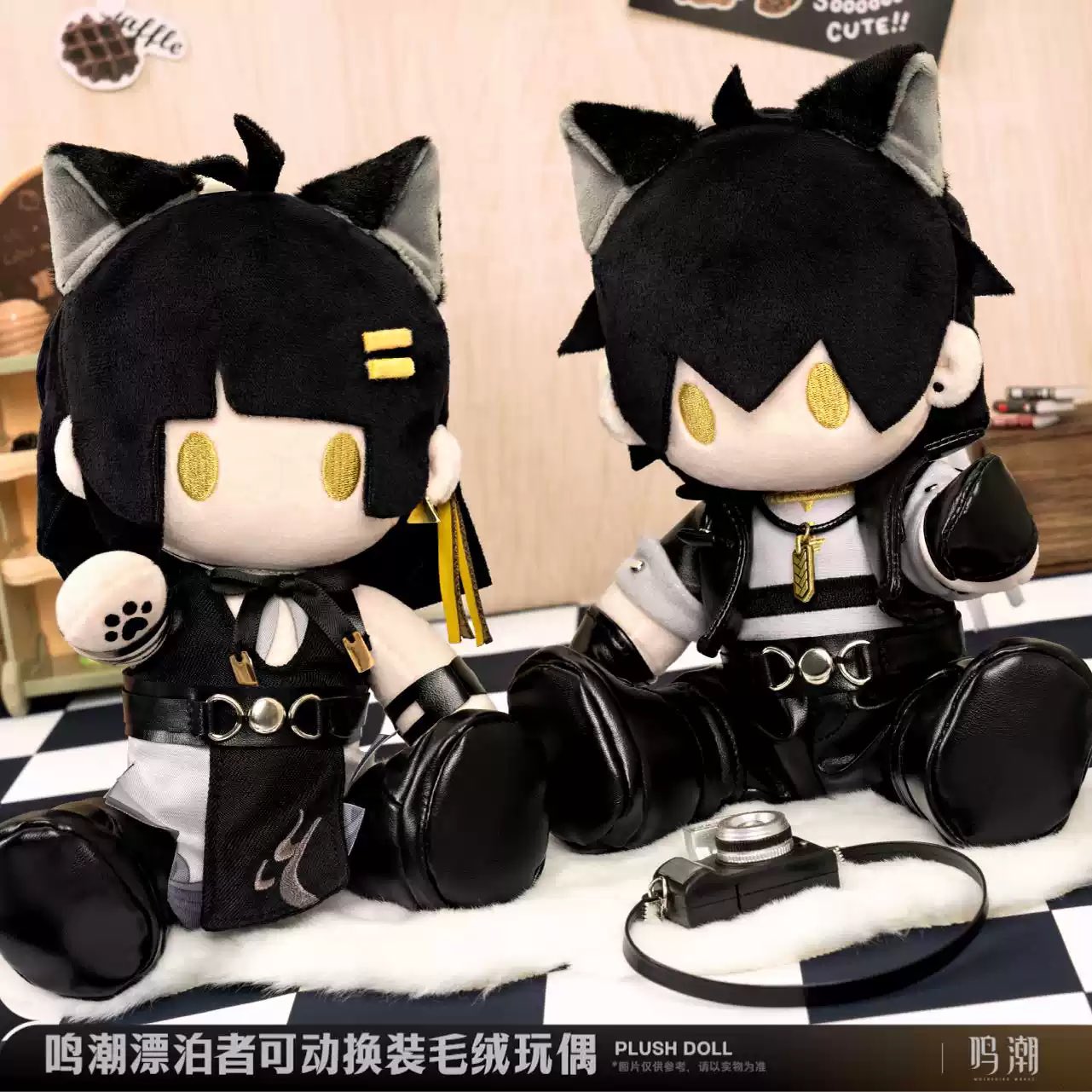 鳴潮 男漂泊者 ぬいぐるみ 猫耳缶バッジ付き えど🕊 on X: 