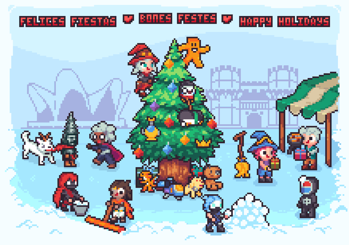 IndieDevDay (EN) The Indie Game Fair (@indiedevday_en) on Twitter photo The video game industry follows 2023โs path, but letโs hope 2025 brings a brighter future for our sector ๐
For now, enjoy reunions, family, friends, and some extra sugar!
Happy Holidays and Merry Christmas from the IndieDevDay team! ๐โ๏ธ
(Art by <a href="/den_pixel/">DenPixelArt se fue a Bluesky</a> ๐) The video game industry follows 2023โs path, but letโs hope 2025 brings a brighter future for our sector ๐
For now, enjoy reunions, family, friends, and some extra sugar!
Happy Holidays and Merry Christmas from the IndieDevDay team! ๐โ๏ธ
(Art by <a href="/den_pixel/">DenPixelArt se fue a Bluesky</a> ๐)