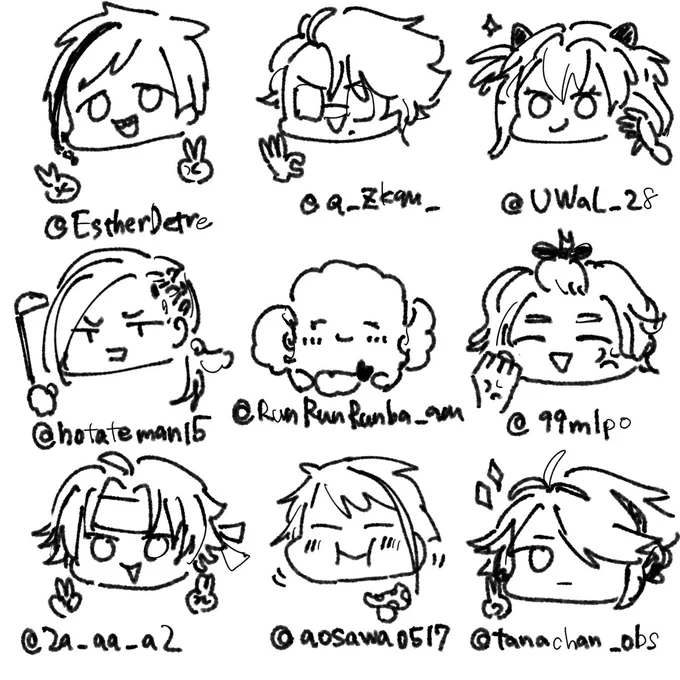 #いいねした人に後悔するほど適当なイラストを描く

描いたヨ～～～ン 