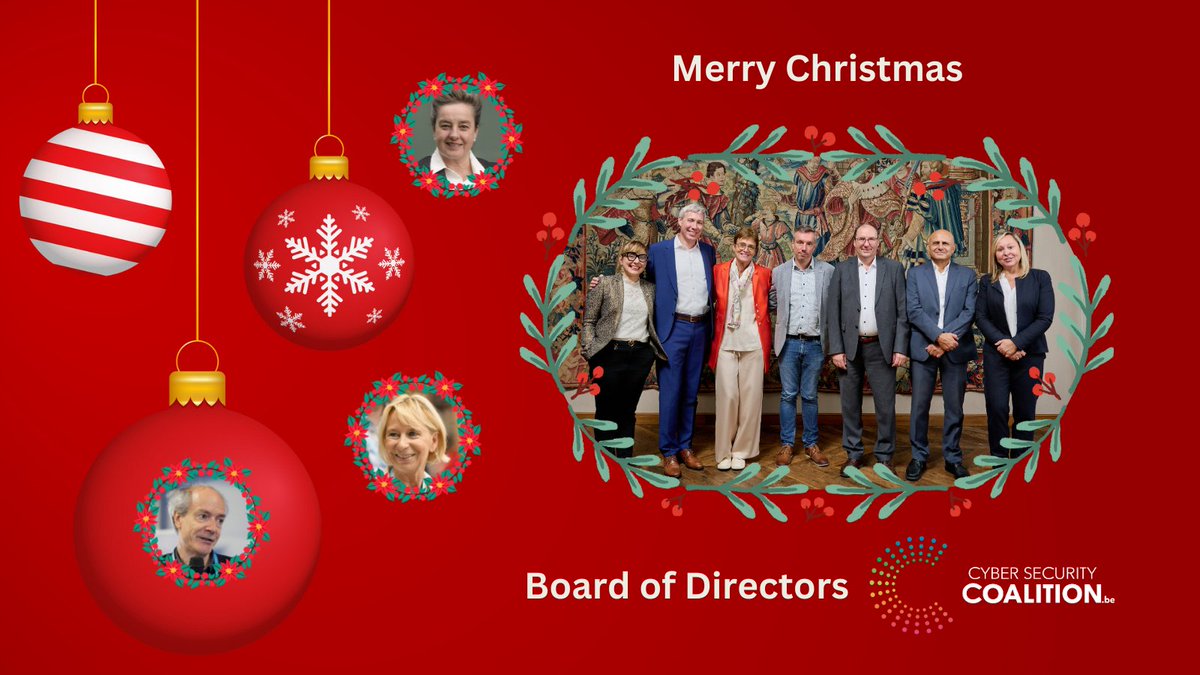 🌟🎅As the year draws to a close, the Board of Directors of the Belgian Cyber Security Coalition would like to extend our warmest wishes to you and your loved ones this Christmas season. 🎄🛷