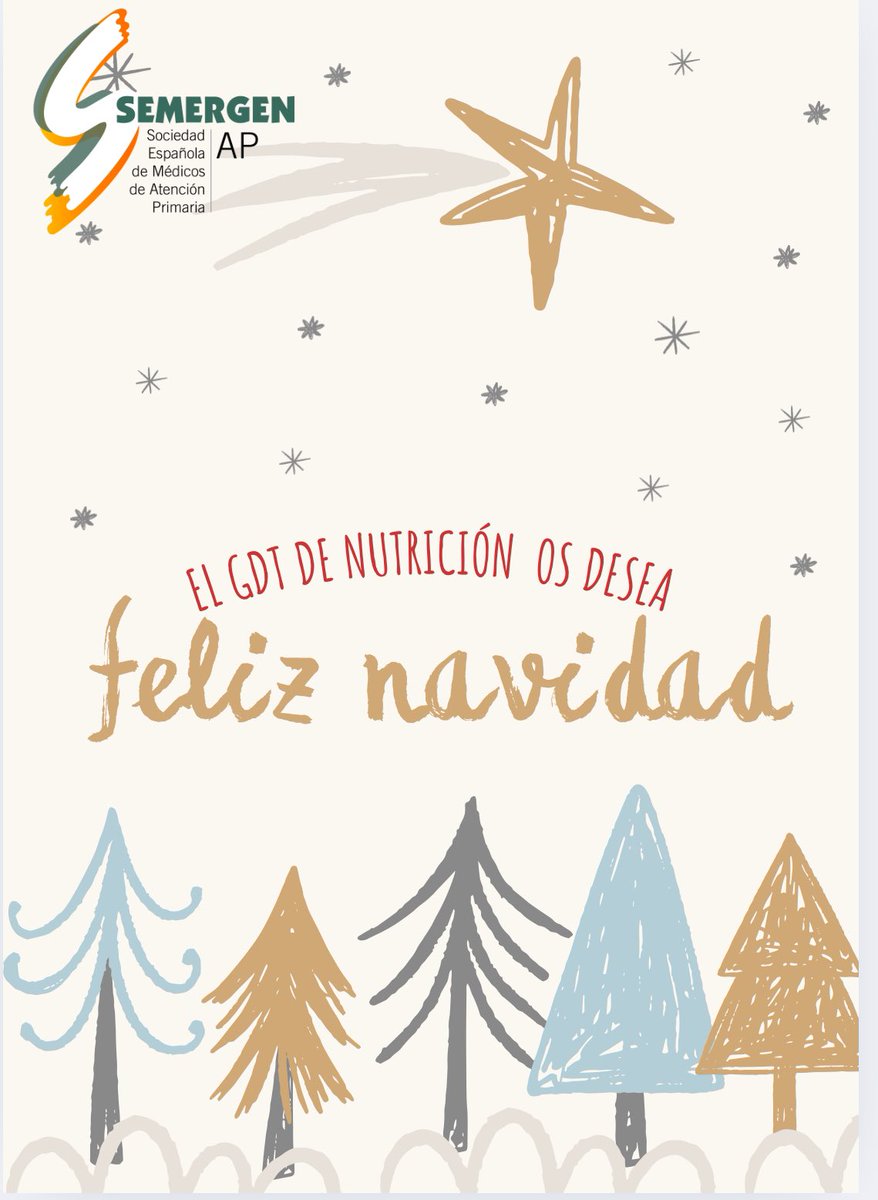 Desde el grupo de trabajo de Nutriciónos deseamos muy feliz Navidad 🎄🎁