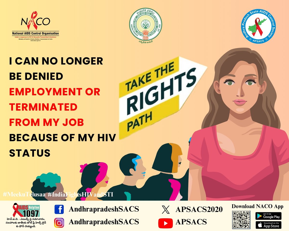 APSACS2020's tweet photo. World AIDS Day 2024
TAKE THE RIGHTS PATH
#APSACS #MeekuTelusa #IndiaFightsHIVandSTI #AIDS #AIDSFreeIndia #healthyindia #HIVFreeIndia #FightAgainstAIDS #children #hospital #sexuallytransmitteddiseases #indian #AndhraPradesh #health #Naco #healthcare #caresupportcenters #newpost https://t.co/Nbf81YKEP0