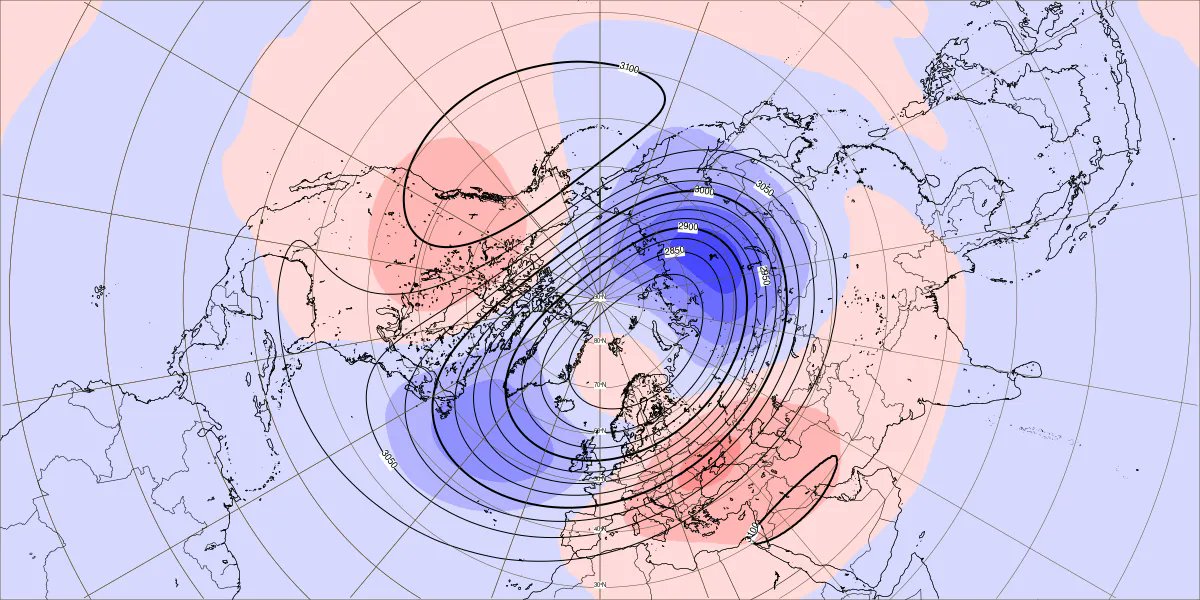 weerverteller's tweet photo. De winter is zacht gestart. De eerste wintermaand is vrijwel zonder vorst verlopen. Toch broeit er iets op de weerkaarten. Gaat de winter het in het nieuwe jaar dan toch proberen? https://t.co/vBDnJeKXHY #winter #poging #spannend #CanadianWarming
Foto: ECMWF. https://t.co/dDC4Scelsu