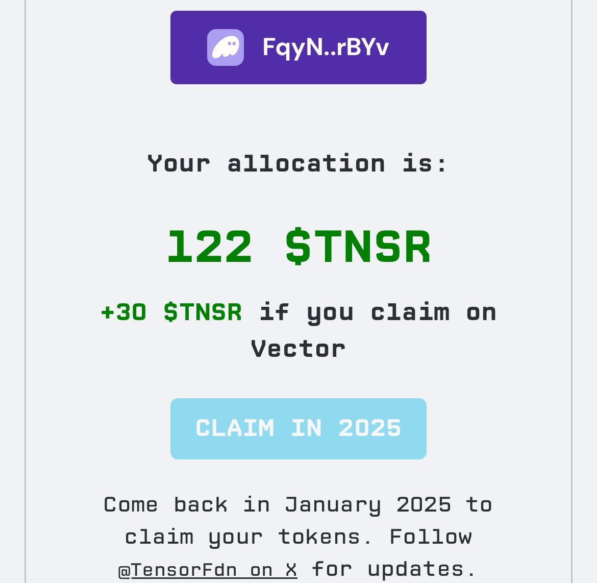 Not bad at all, I was top 12k and farmed tensor only after $ME

Share your allocation in comments🤔
