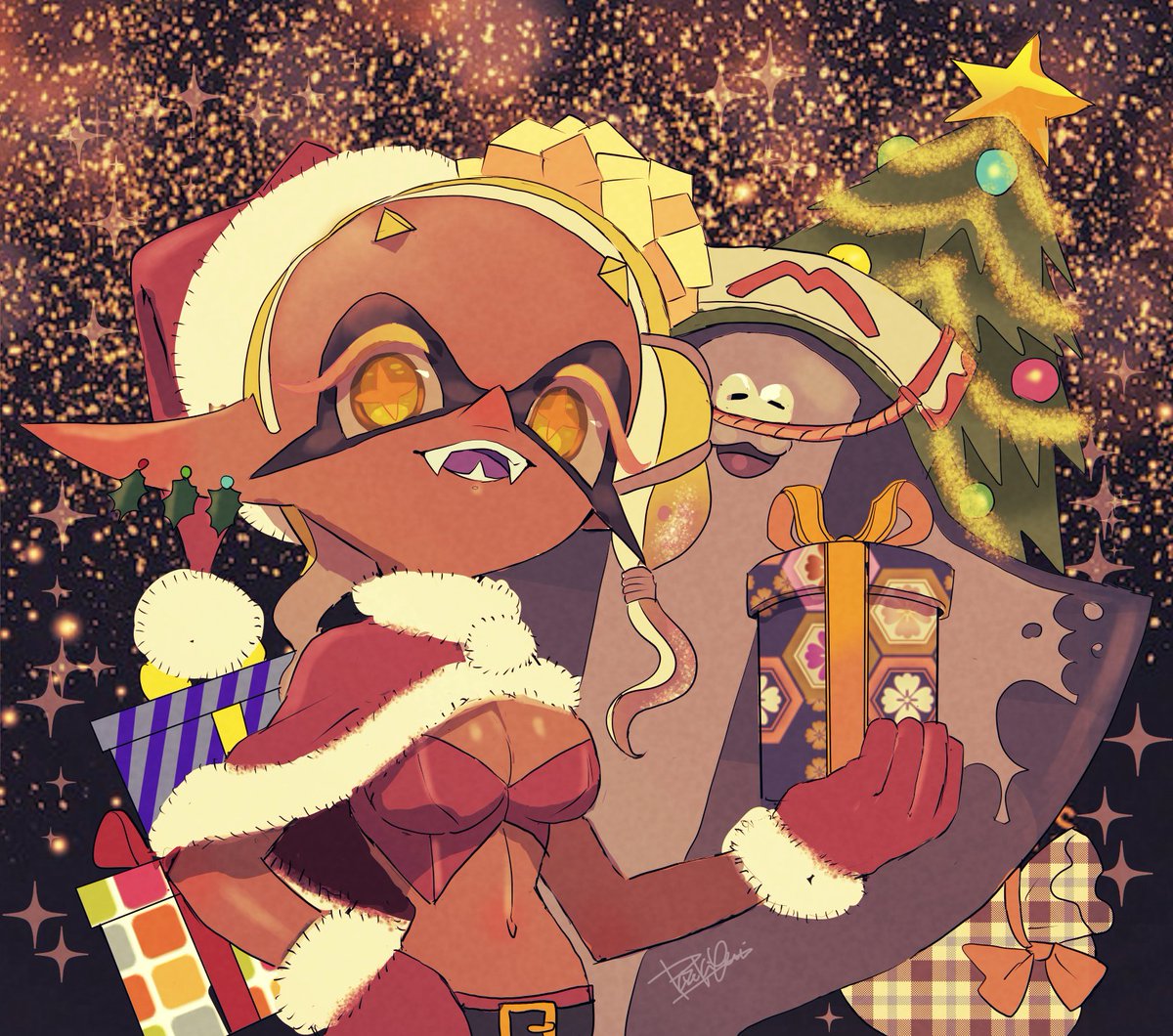「MerryClisms#Splatoon3 #splatoonart 」|勇騎 -yuuki-のイラスト