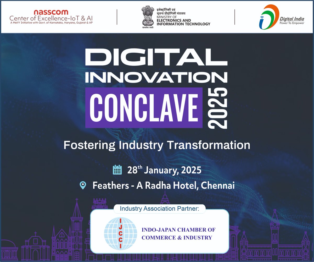 MeitY-nasscom CoE-IoT & AI tweet media