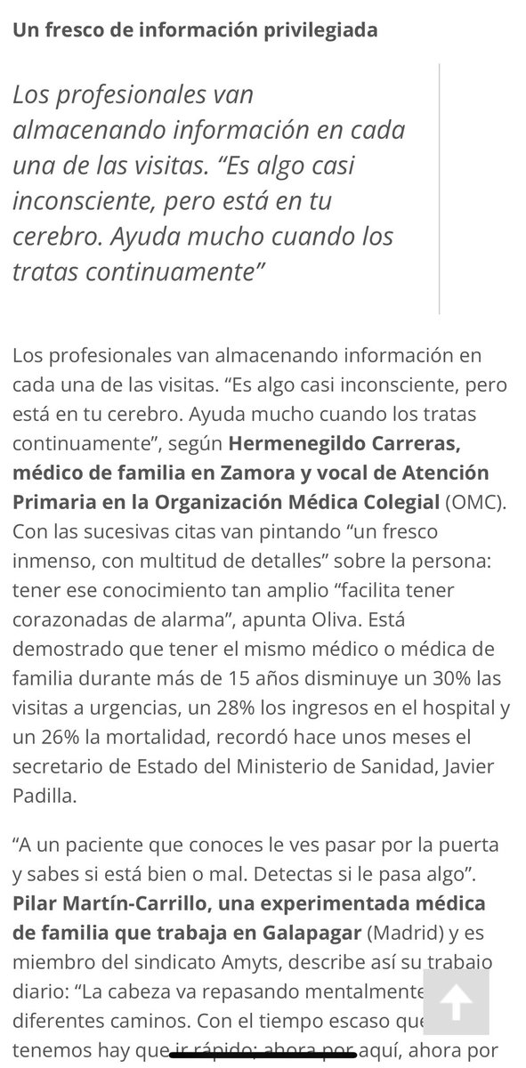 joancmarch's tweet image. El valor de las corazonadas en la #consulta: Entra un #paciente q conoces y sabes si está bien o mal

De ese mar de dudas (un cambio de medicación, derivación al especialista, petición de pruebas...) tiene que salir una en 5-10’

Mis #CrónicasSanitarias

🔴elindependientedegranada.es/ciudadania/cro…