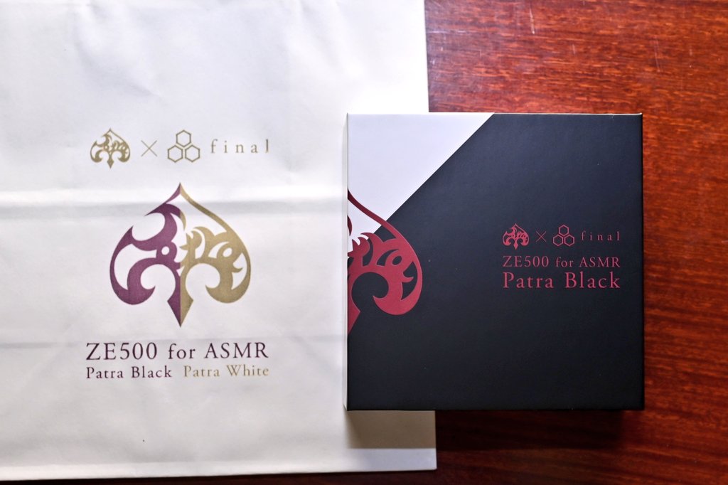 ZE500 for ASMR Patra Black ケースはCOTSUBUとほぼ同じ大きさだけど