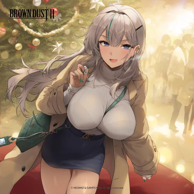 BrownDust2のネブリスイラストを描かせていただきました Merry Christmas~~  