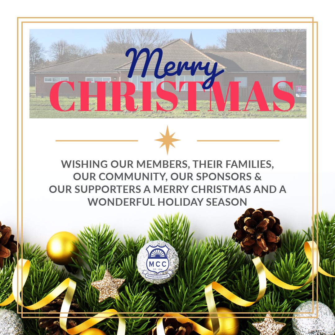 The club would like to wish all of our members, their families, our community, our sponsors and our supporters a merry Christmas and a wonderful holiday season. 

#wearemurtoncc