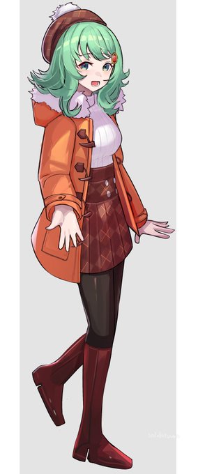 SwelさんのクリスマスソングMVのGUMIちゃん立ち絵を描かせていただきました。

メリクリイブです～ 