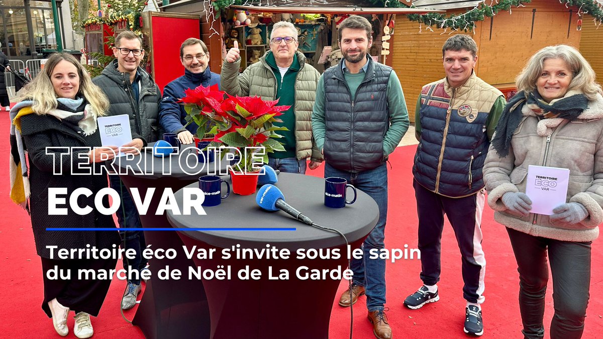 "Territoire éco Var" depuis le marché de Noël de La Garde : ces entreprises qui misent sur les fêtes
➡️ varmatin.com/economie/terri…
<a href="/SDonsey/">Sophie Donsey</a> <a href="/amandroussel/">Amandine Roussel</a> <a href="/mcberenger/">Marie-Cécile Bérenger</a> <a href="/lorisbiondi/">Loris Biondi</a> 
<a href="/DenisCarreaux/">Denis Carreaux</a> <a href="/oliviermarino/">Olivier Marino</a> <a href="/CCIduVar/">CCI Var</a> <a href="/VarTourisme/">Var Tourisme</a> <a href="/Departement_Var/">Departement du Var 83</a> <a href="/lagarde83130/">Ville de La Garde</a>